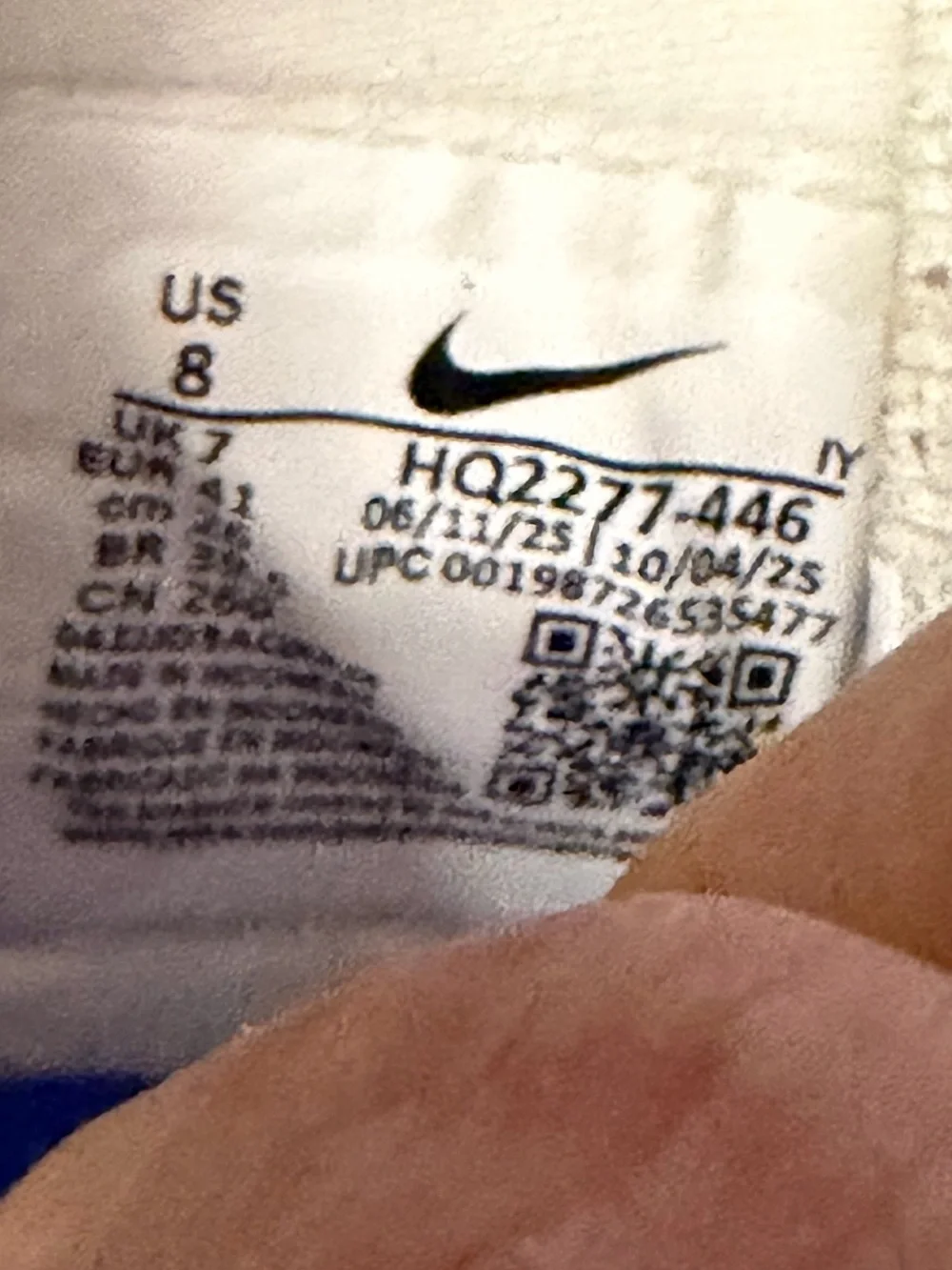 Nike low cut